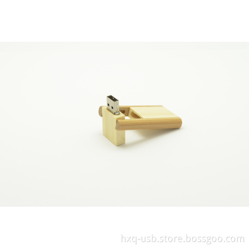Wooden USB Flash Drive Custom Capacity